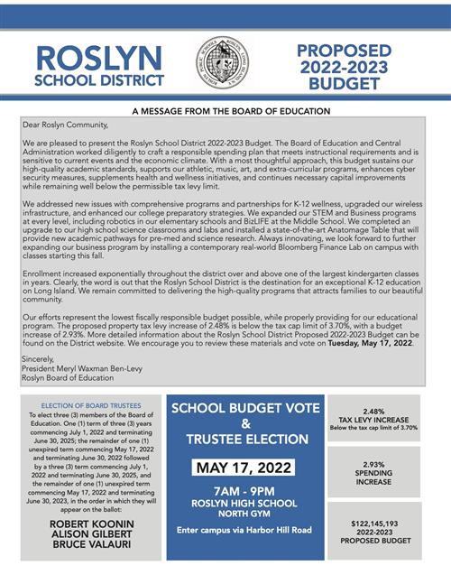 Budget Newsletter - English